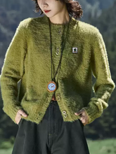 Ladies' plush casual coat